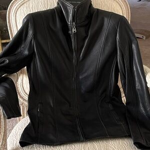 100% Lambskin Moto Jacket, Marc New York by Andrew Marc Black BNWOT
